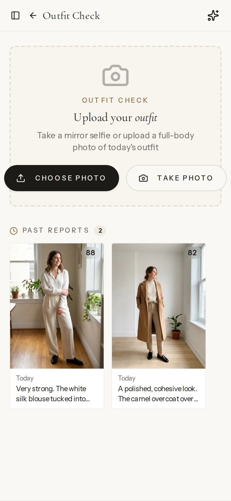 Outfit Check — Honest feedback on every outfit